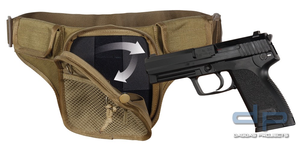UNDERCOVER BAUCHTASCHE LINKS EINFARBIG