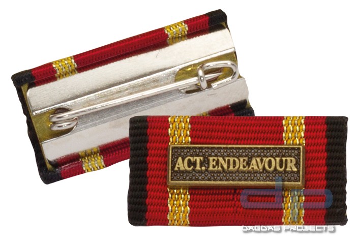 Bandschnalle Auslandseinsatz ACTIVE ENDEAVOUR Bronze