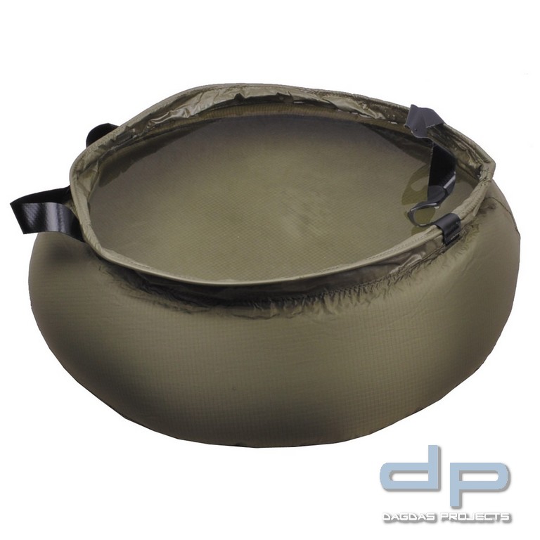 Faltschüssel, oliv, 10 Liter, mit Beutel