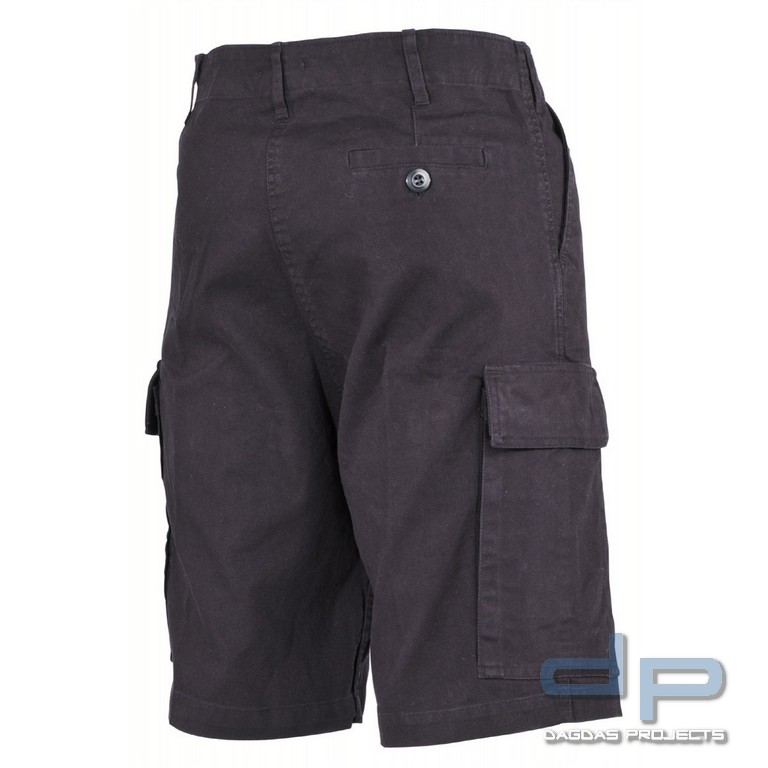 BW Moleskin-Bermuda, schwarz- stonewashed