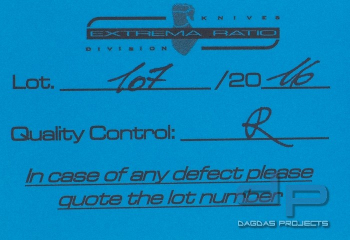 Extrema Ratio ADRA Operativo Dolch