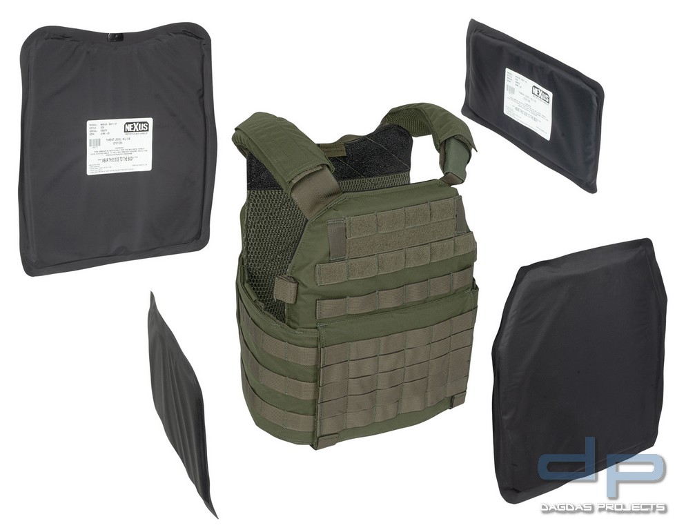NEXUS BALLISTIK LEVEL IIIA SET FÜR DCS PLATE CARRIER