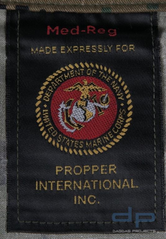 GI USMC Marpart Shirt Original Woodland Digital
