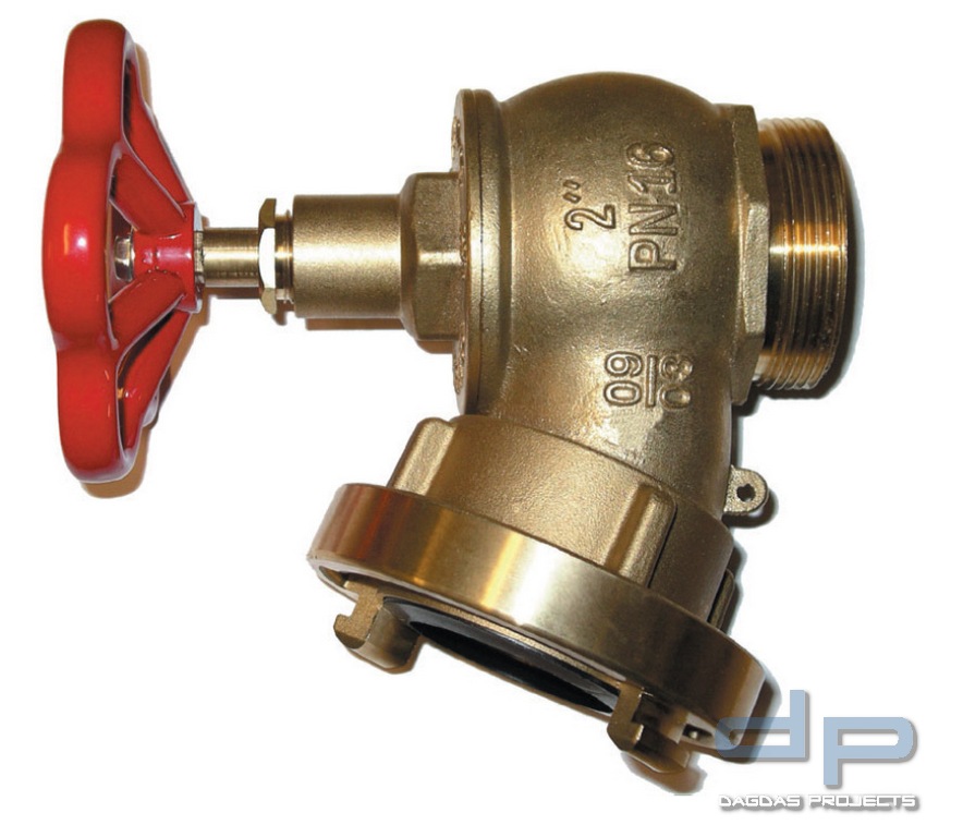 Schlauchanschlußventil Messing AG 2 1/2" Storz-B
