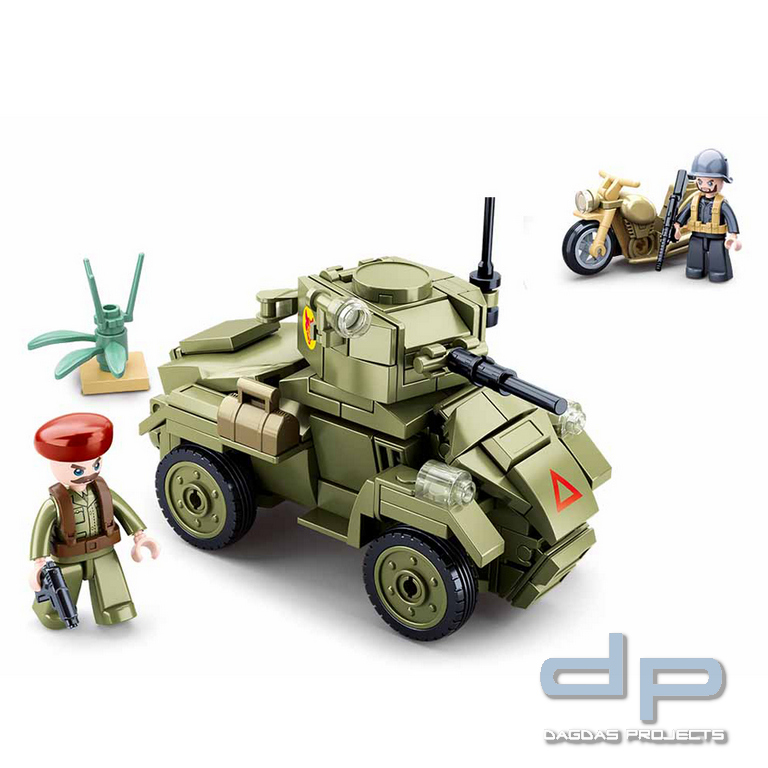 Sluban Small English Armored Vehicle M38-B0710 #16153