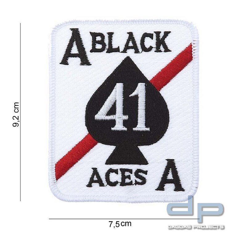 Emblem Stoff Black Aces