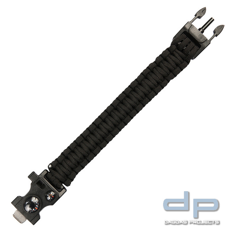 Paracord survival combi buckle 9 inch JYFPB02 in verschiedenen Farben