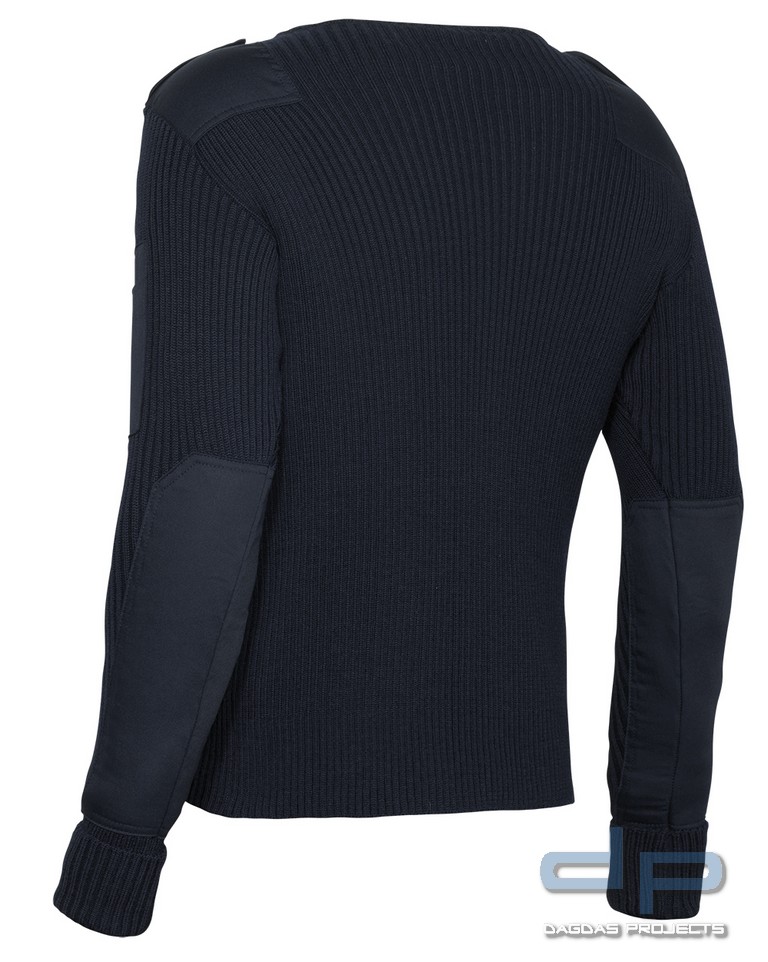 Elbe-Team Uniformpullover Rippstrick in Navy oder Schwarz