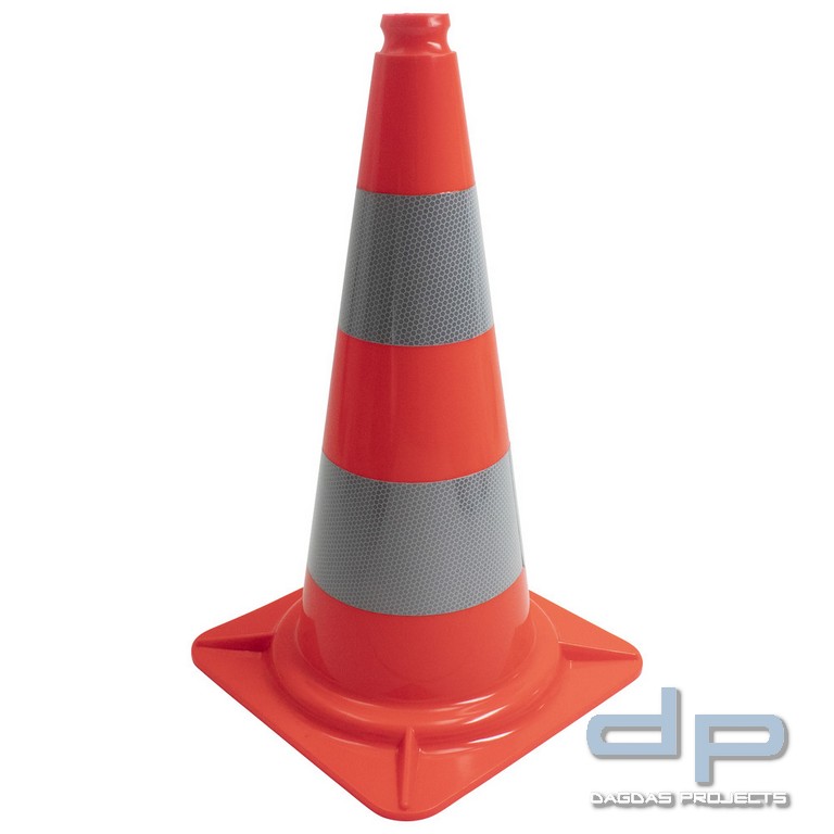 Verkehrsleitkegel tagesleuchtend, 750 mm