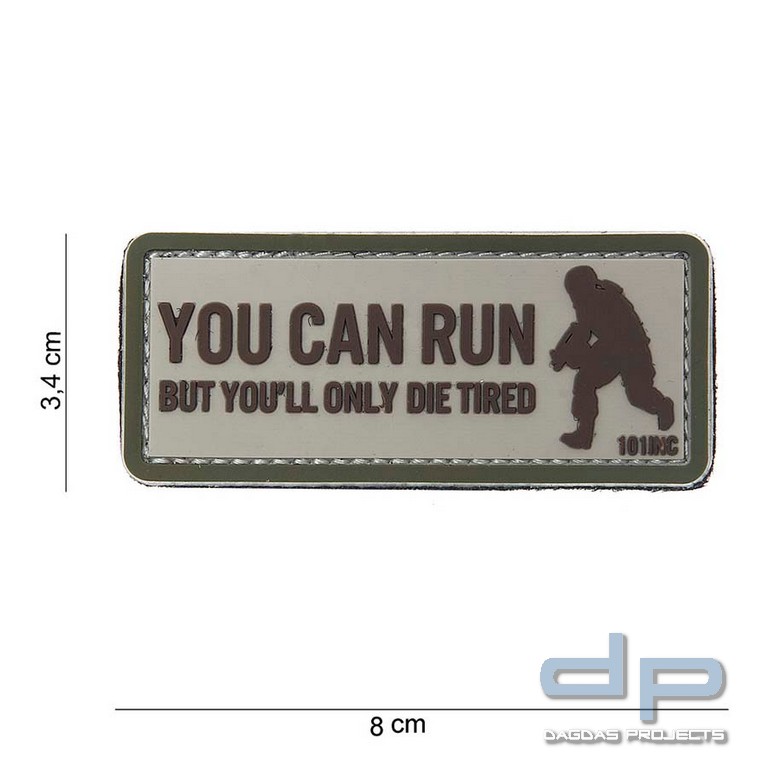 Emblem 3D PVC You can run Beige