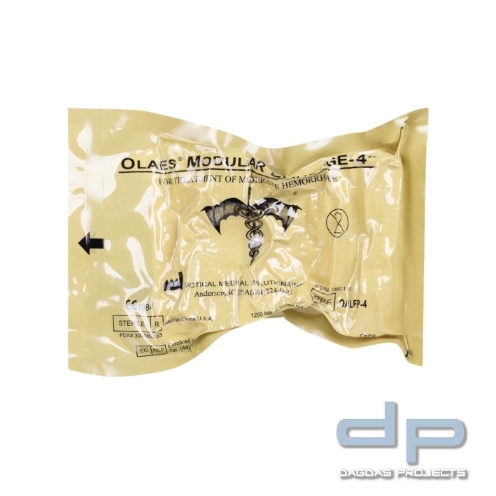 Notfallverbandpäckchen, Olaes® Modular Bandage, 4’’/ ca. 10 cm, flache Verpackung