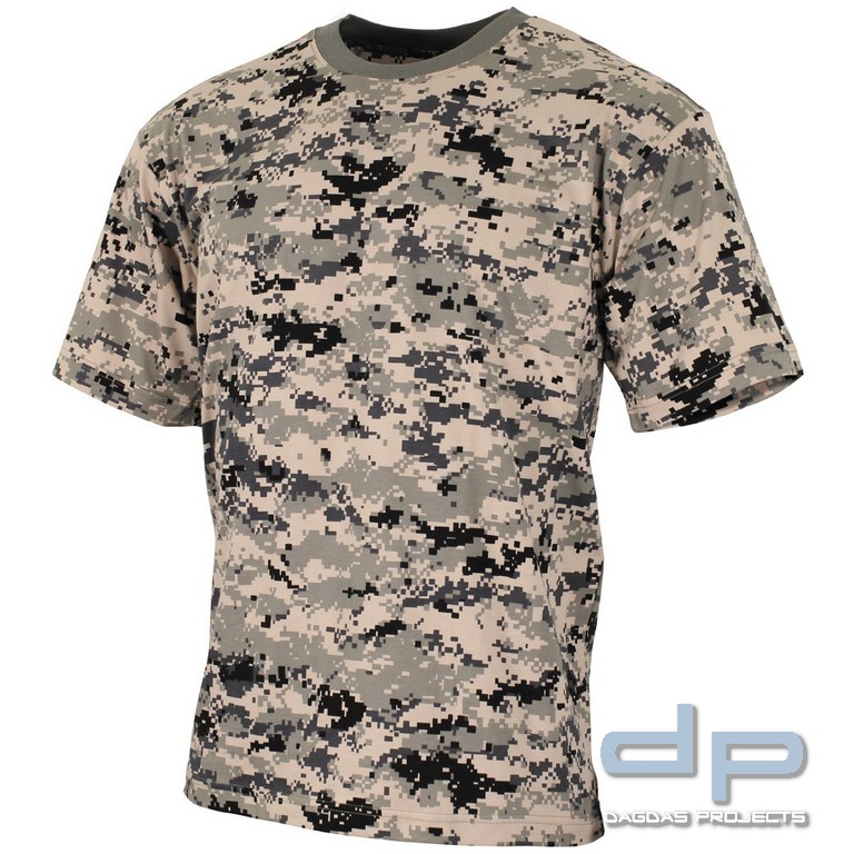 US T-Shirt, halbarm, digital urban, 170 g/m²