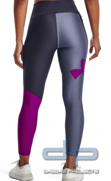 UNDER ARMOUR COLORBLOCK ANKLE LEGGINGS FRAUEN, FARBE: LILA
