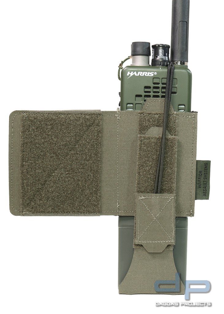 WAS LASER CUT WING VELCRO MBTIR RADIO POUCH (LINKS)