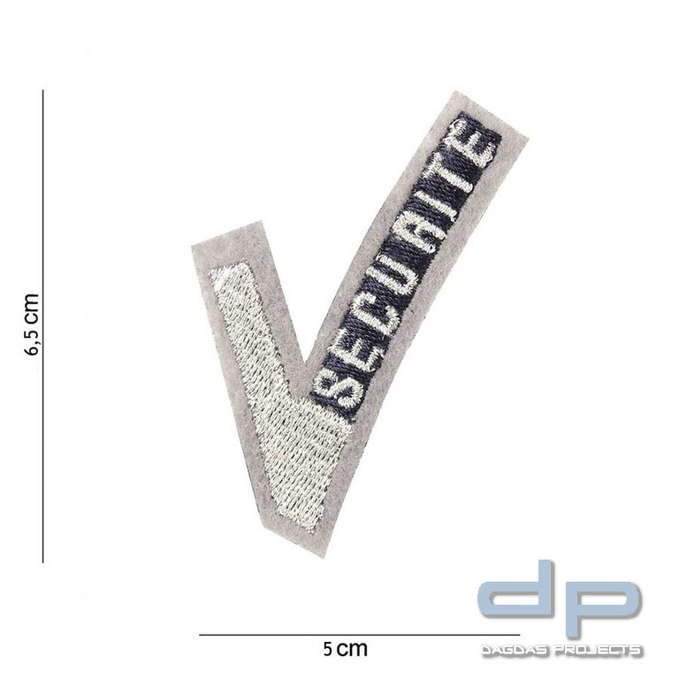 Emblem Stoff Securite