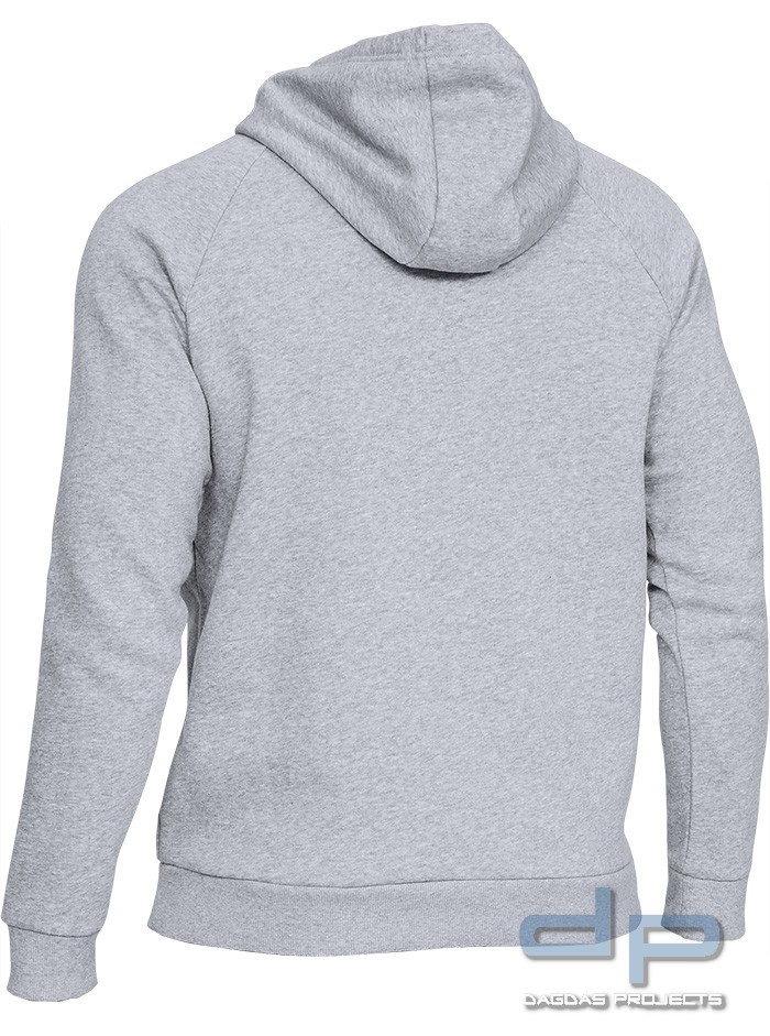 Under Armour Rival Fleece Hoodie Script in hellgrau