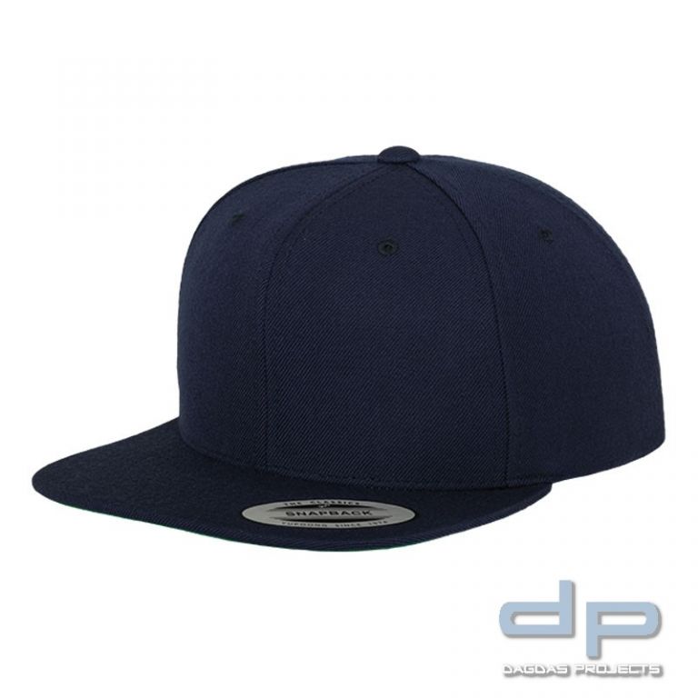 Classic Snapback Cap verschiedene Farben einfarbig