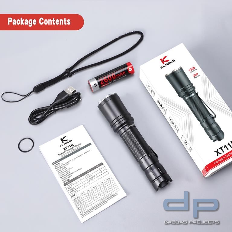 Klarus XT11R, USB-C