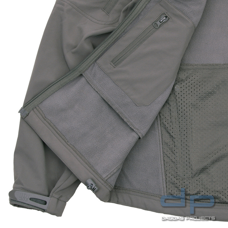 Softshell Jacke tactical in Schwarz Größe: 5XL