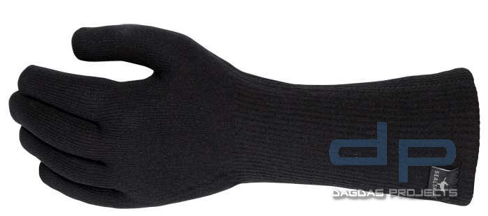 Handschuhe SealSkinz Ultra Grip Gauntlet Schwarz