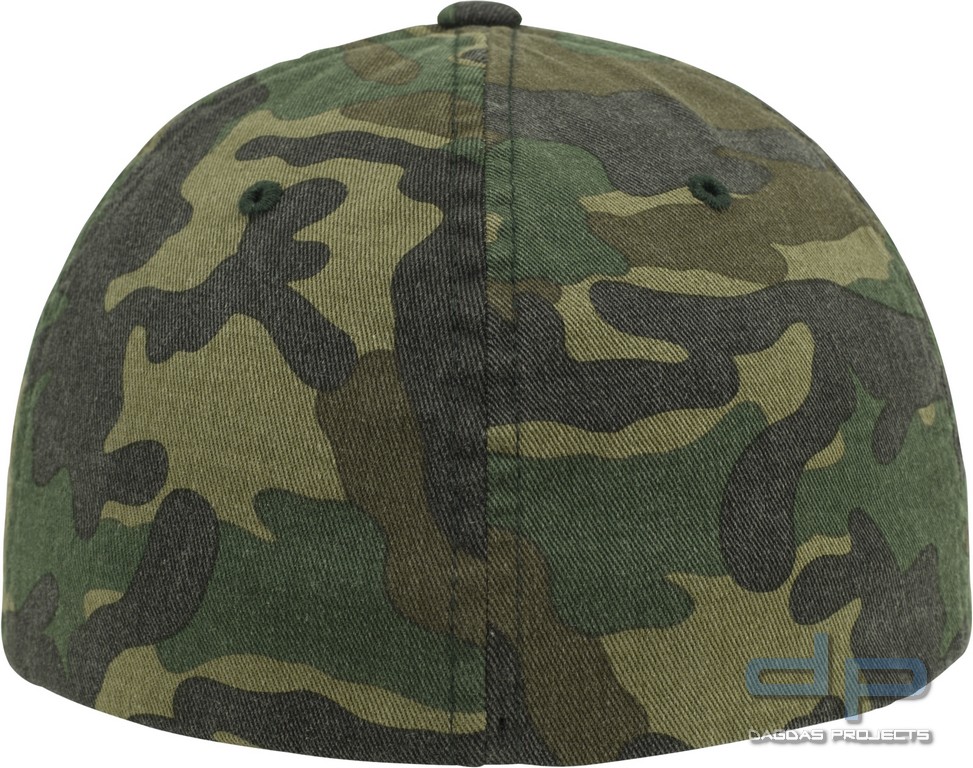 Flexfit Garment Washed Camo Cap