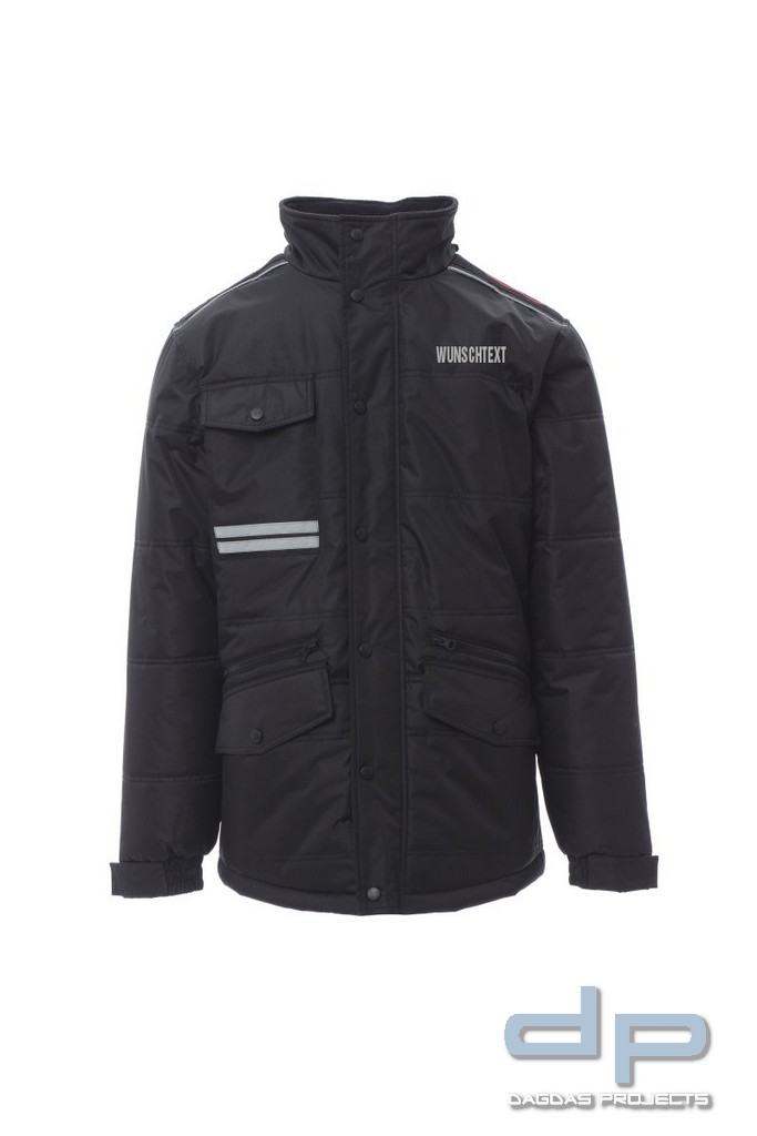 Payper Behördenjacke "FIGHTER FX MID" in verschiedenen Farben mit Aufdruck in Reflex Silber