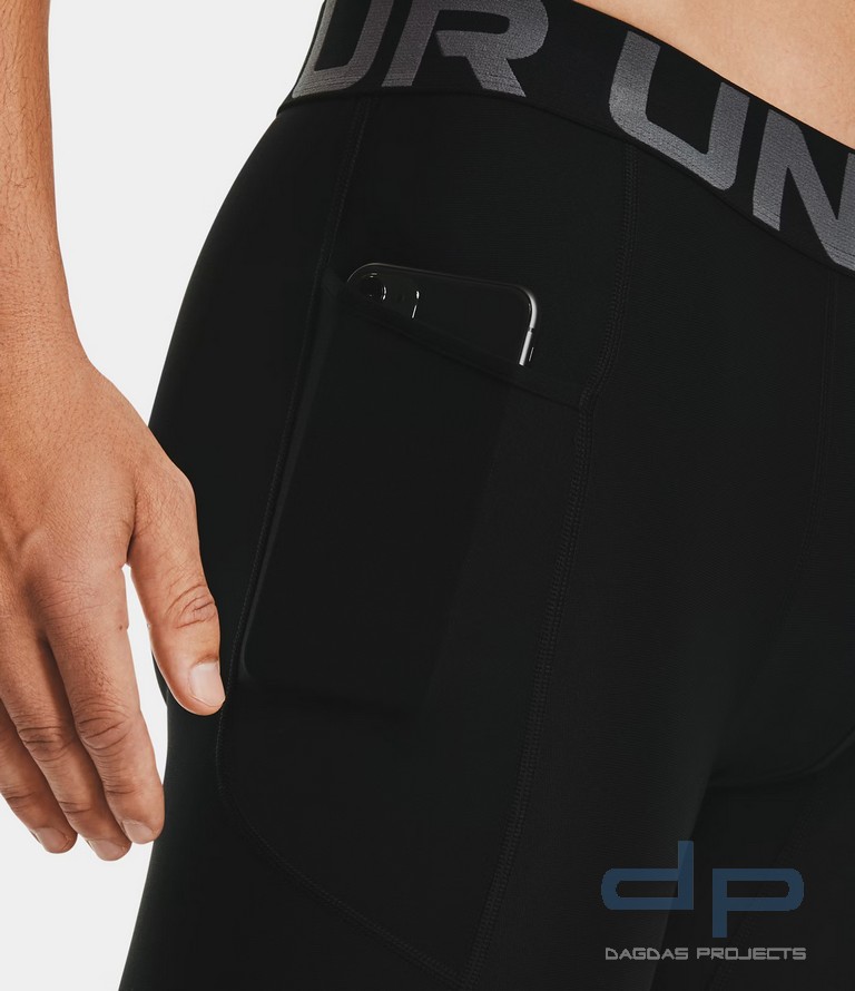 Under Armour HeatGear® Kompressions- Shorts für Herren (Unterhose) in Schwarz und Oliv