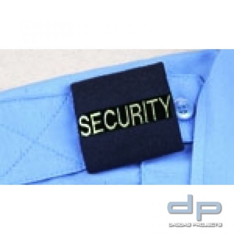 Schulterschlaufen - SECURITY Gelb passend für Original U.S. Police Hemden