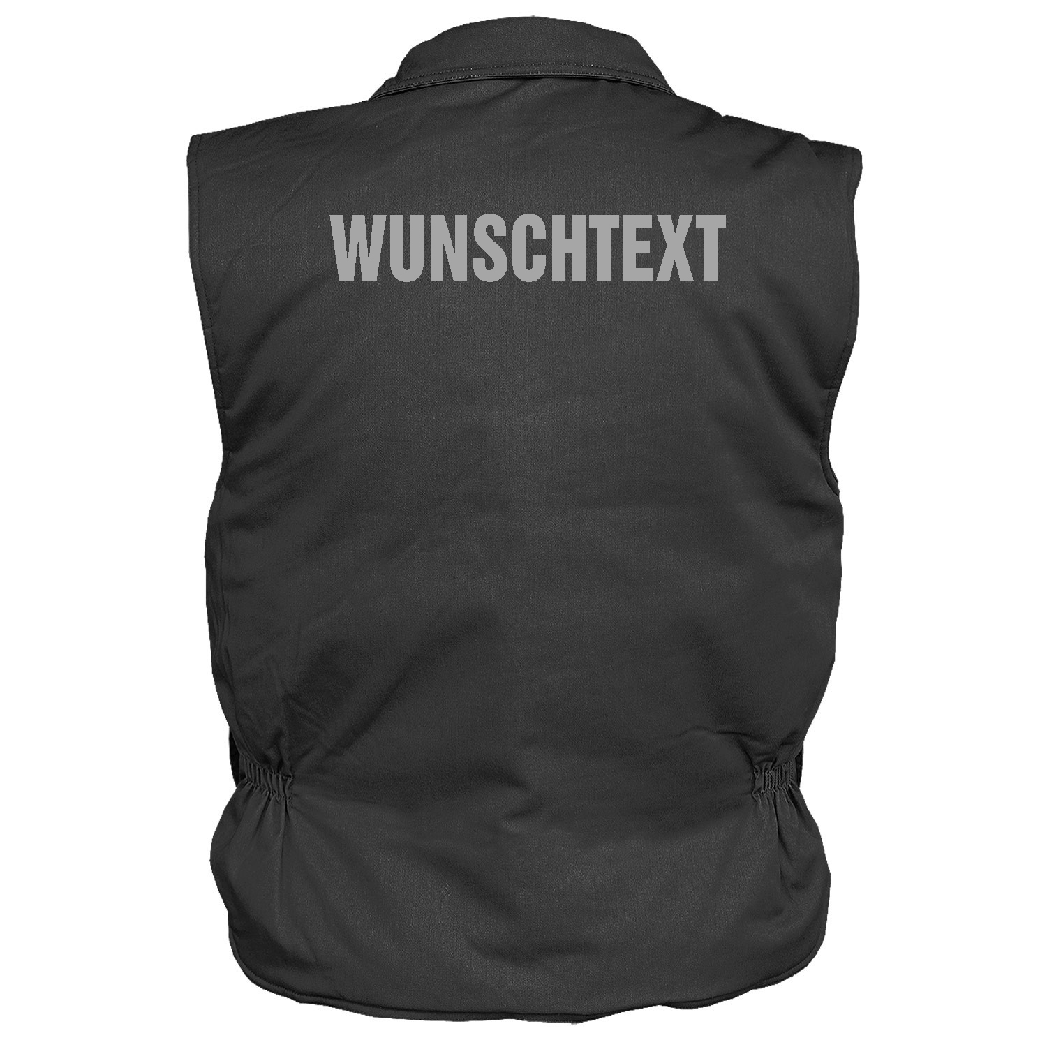Ranger Weste mit Wunschtext in reflex silber