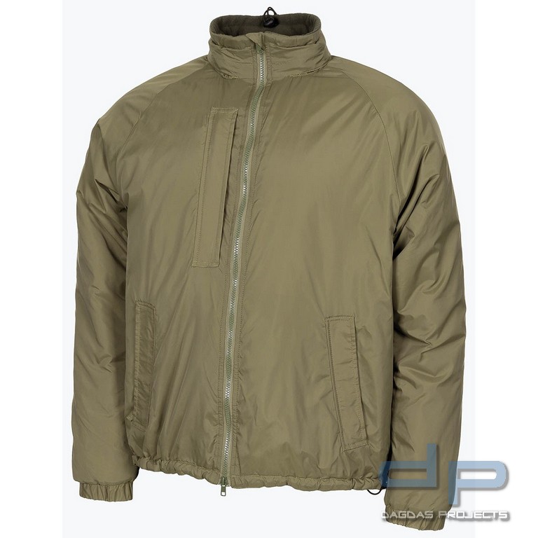 Brit. Thermojacke, oliv, große Größen