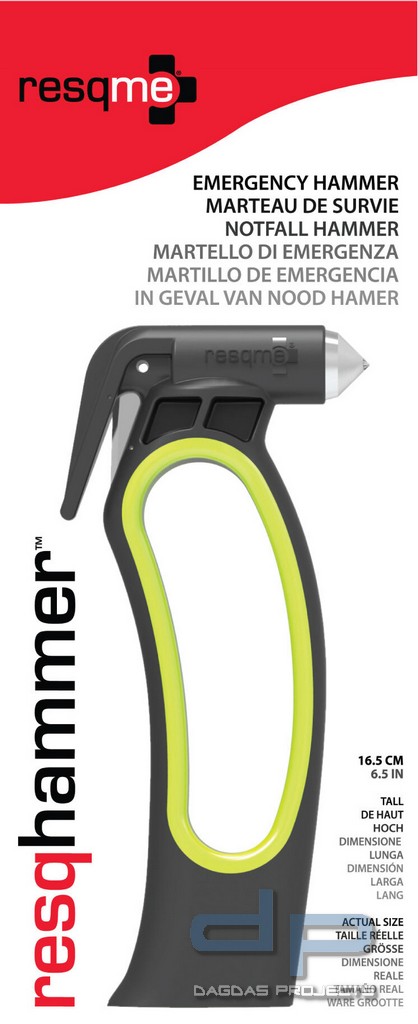 Resqhammer - Nothammer mit Sicherheitsgurtschneider