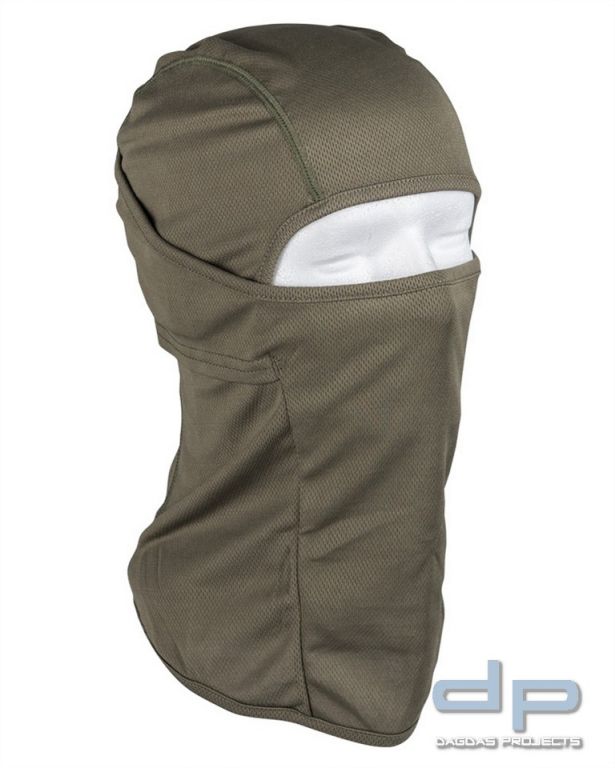 KOPFHAUBE BALACLAVA TACT. OFFEN OLIV VPE 10
