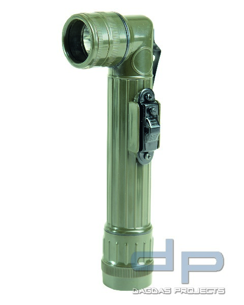 US LED WINKELTASCHENLAMPLE LGE OLIV VPE 10