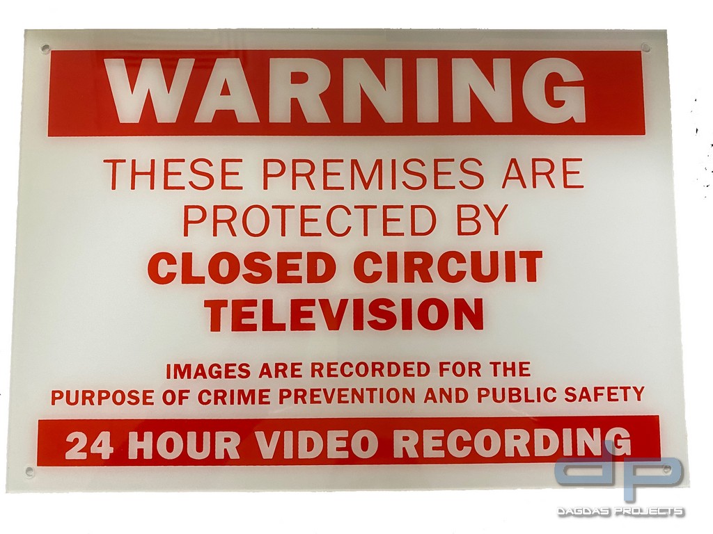 Warnschild Kameraüberwachung