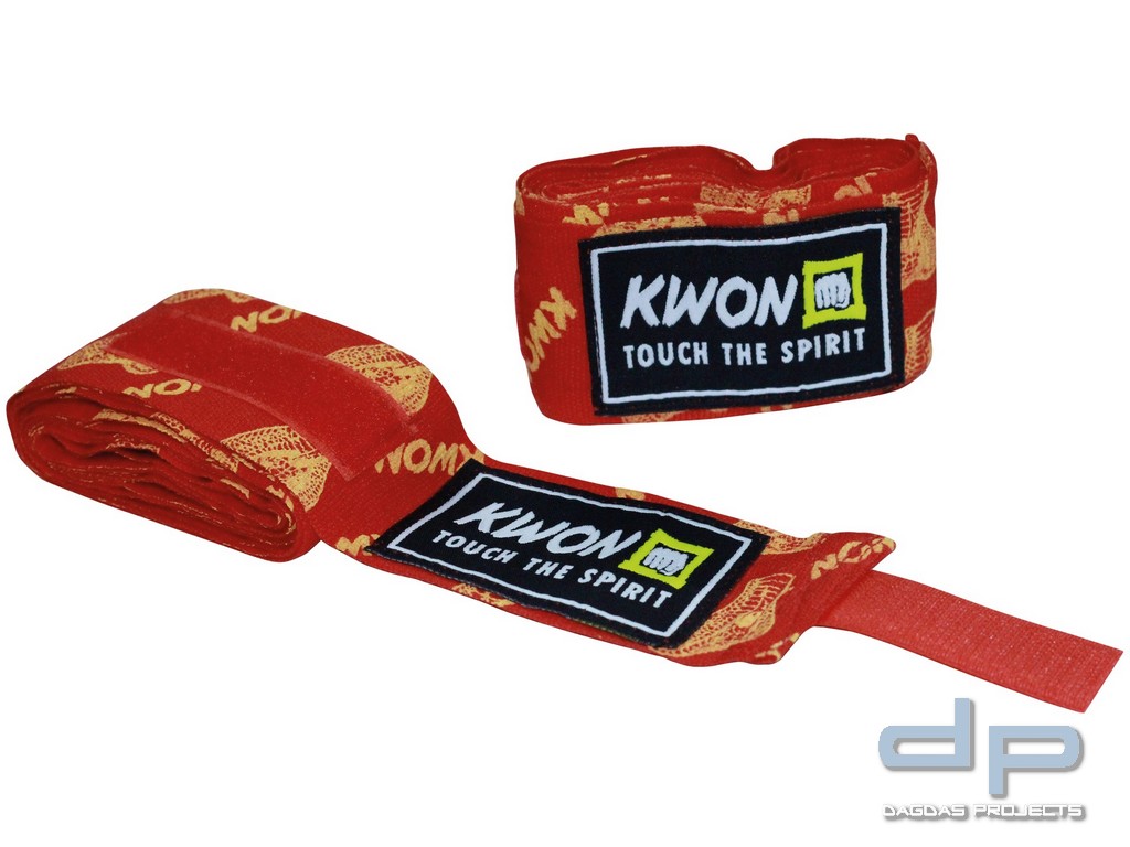 Kinder-Boxbandage Cobra unelastisch 1,5 m in Rot