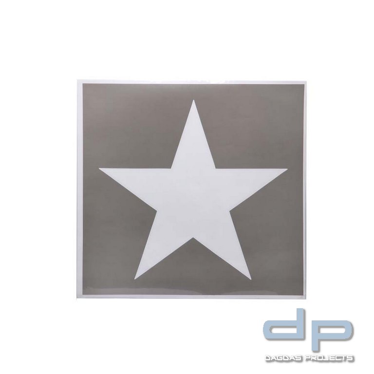Schablone Sticker U.S. Stern mittel