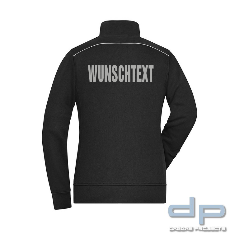 Ladies Sweat Jacke dp S-Serie in verschiedenen Farben mit Wunschaufdruck