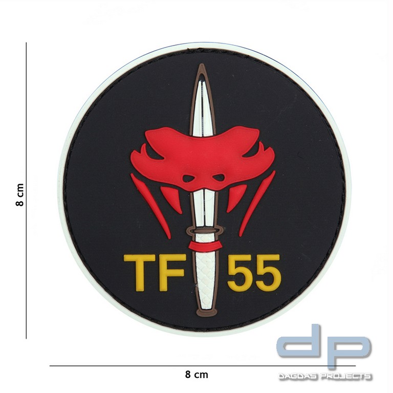 Emblem 3D PVC TF-55 schwarz