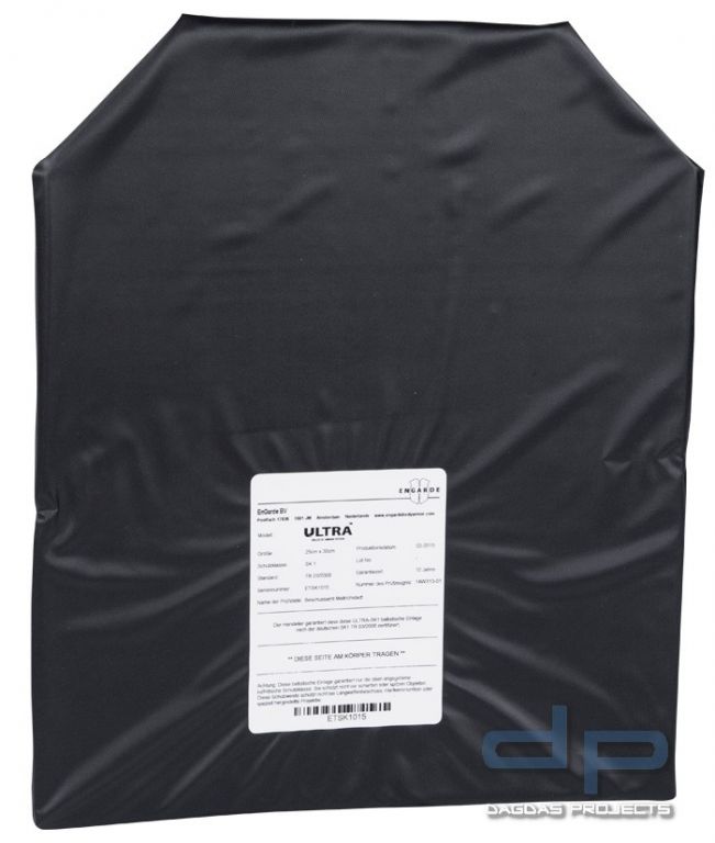 SK1 Weichballistik in Schutzplattengröße 25x30 cm