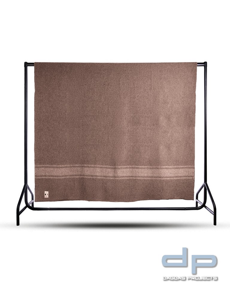 ITAL.WOLLDECKE 200X155 CM 90/WOLLE BRAUN VPE 2