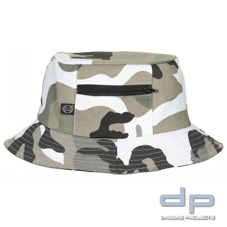 Schlapphut (Fischermütze), kleine Seitentasche, urban