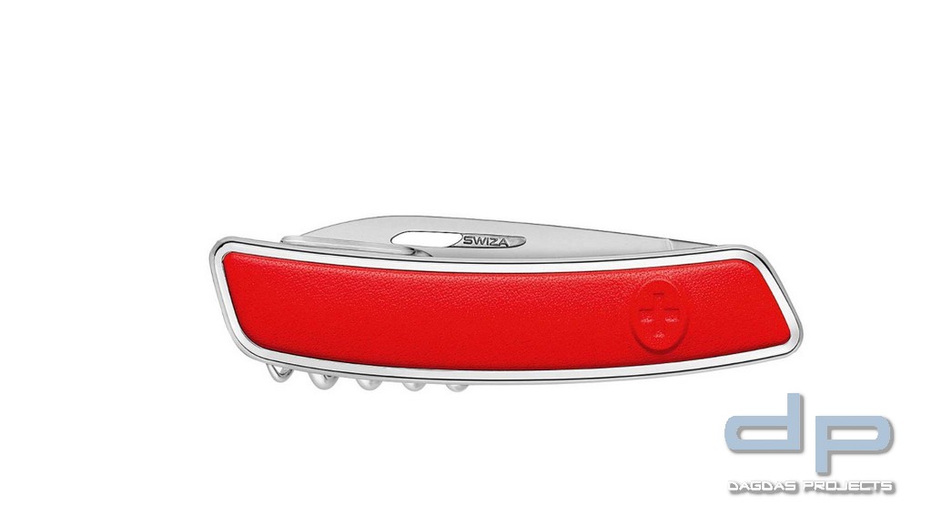 Taschenmesser D03 LEATHER RED+