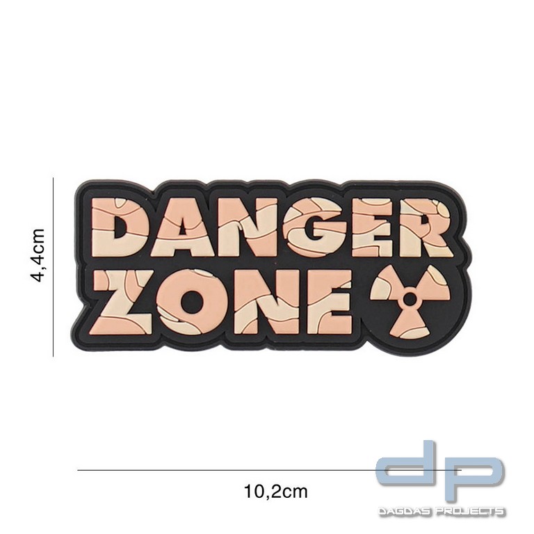 Emblem 3D PVC Danger Zone desert