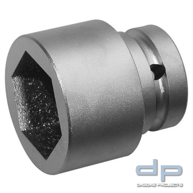 Kraft-Sechskantsteckschlüsseleinsatz 1/2″, kurz, Edelstahl, 15 mm