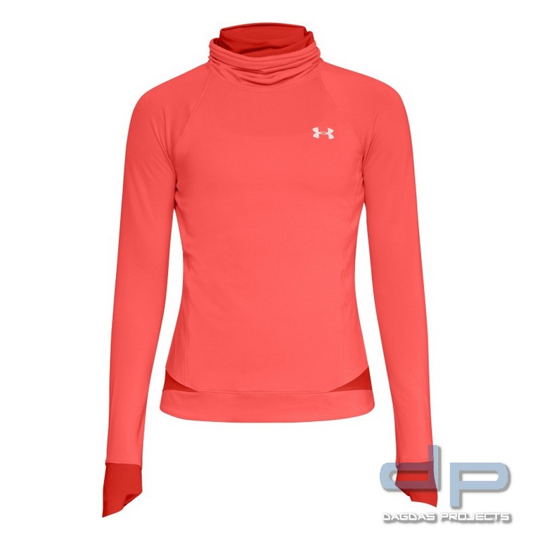 Under Armour® Damen Pullover Reactor Run Funnel ColdGear®, fitted