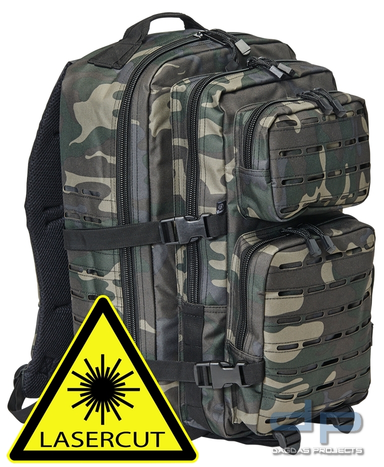 Brandit Rucksack US Cooper LASERCUT large in verschiedenen Farben mit Wunschaufdruck