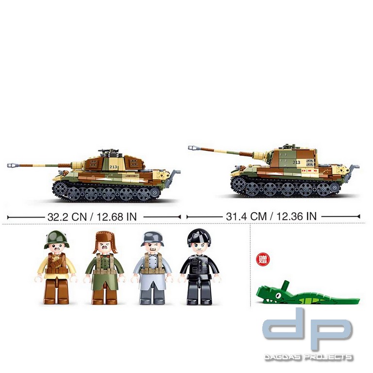 Sluban (Battle of Budapest)German tank 2in1 M38-B0980 #16154