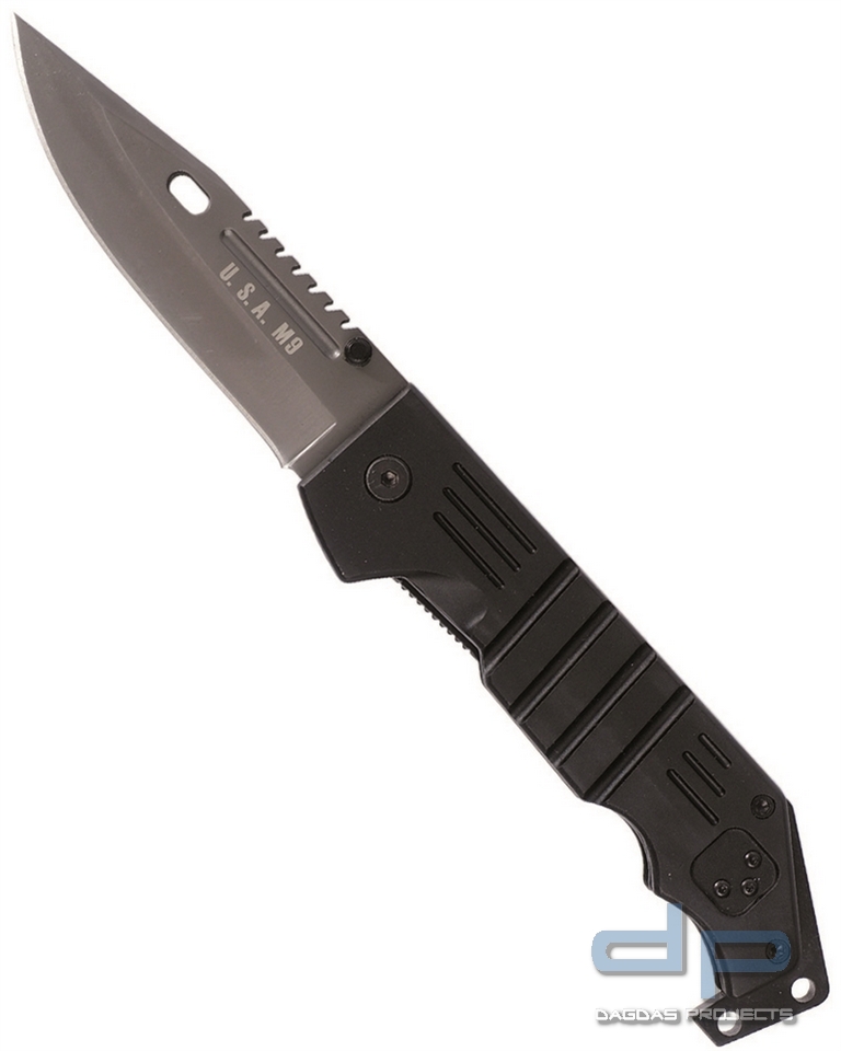 TASCHENMESSER M9 155MM SCHWARZ VPE 2