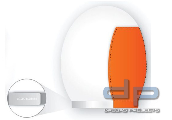 Gesichtshaube POL-i-VEIL orange