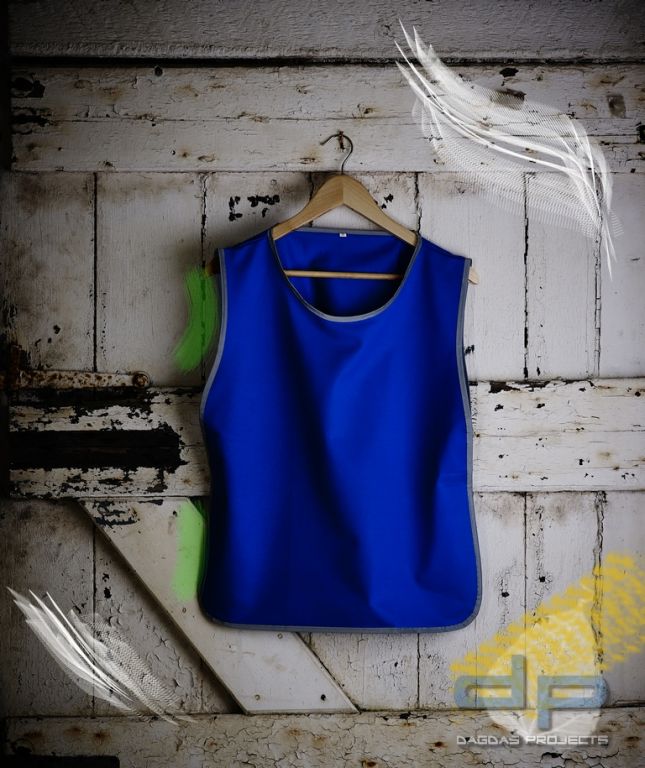 Hi-Vis Reflective Border Tabard Weste in verschiedenen Farben mit Wunschaufdruck in reflex silber